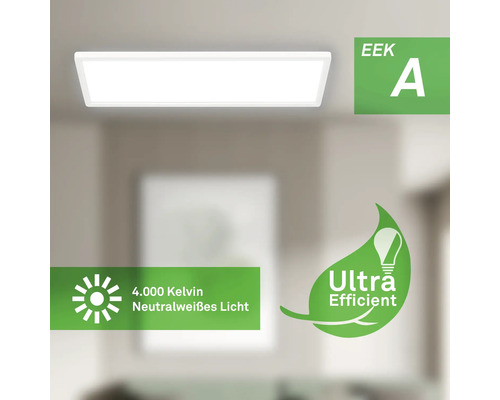 LED Deckenleuchte mit Energieeffizienzklasse A, 4000 Kelvin und neutralweissem Licht
