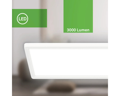 LED Deckenleuchte mit 3000 Lumen Lichtstärke