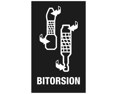 Bitorsion Symbol für Schraubendreherbits