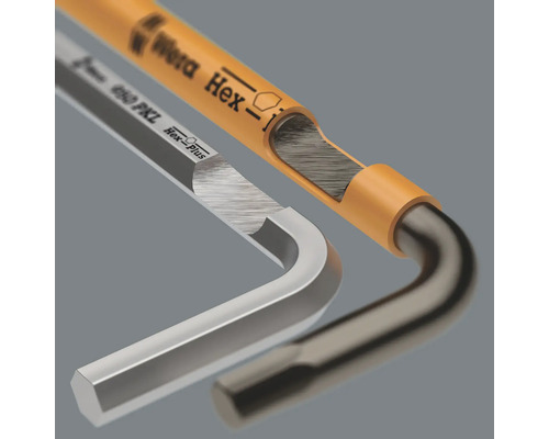 Zwei Innensechskantschlüssel von Wera im Detail