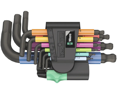 Wera Logo Sechskant-Schlüsselsatz mit Halter