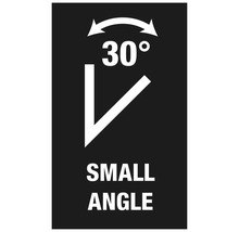 Kleiner Winkel von 30 Grad