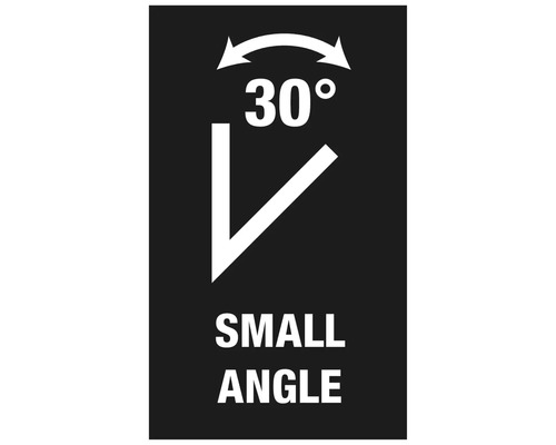Kleiner Winkel von 30 Grad
