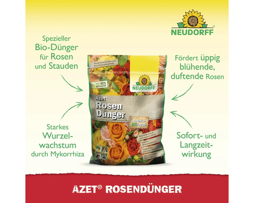 Neudorff Azet Rosendünger Packung