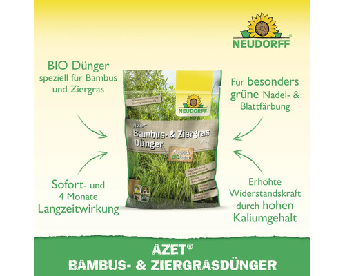 Neudorff Azet Bambus und Ziergras Dünger Packung