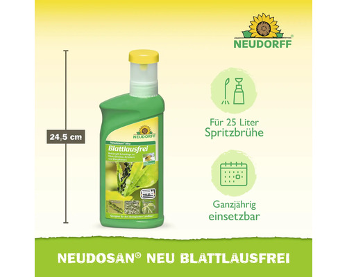 Neudorff Neudosan Neu Blattlausfrei zur Schädlingsbekämpfung, Höhe 24,5 cm