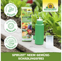 Neudorff Spruzit Neem Gemüse Schädlingsfrei Packung mit Dosierflasche und Messbecher