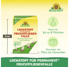 Neudorff Lockstoff für Permanent Fruchtfliegenfalle Nachfüllpack, 8 cm Höhe