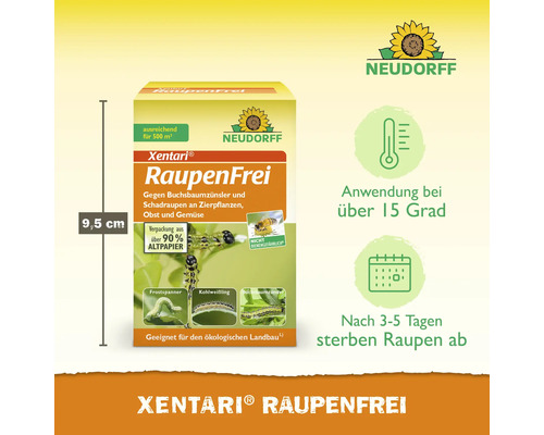 Raupenfrei Neudorff Xentari 25 g