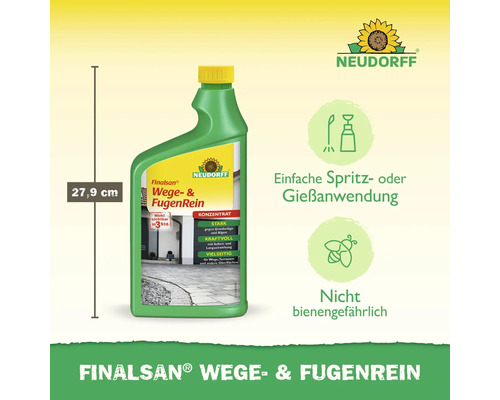 Finalsan Wege und Fugenreiniger Flasche, 27,9 cm hoch