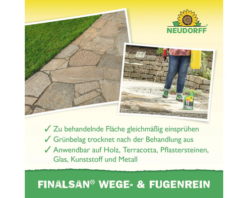 Neudorff Finalsan Wegereiniger zur Reinigung von Wegen und Fugen