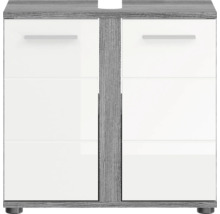 Waschtischunterschrank mit zwei Türen und Griffen