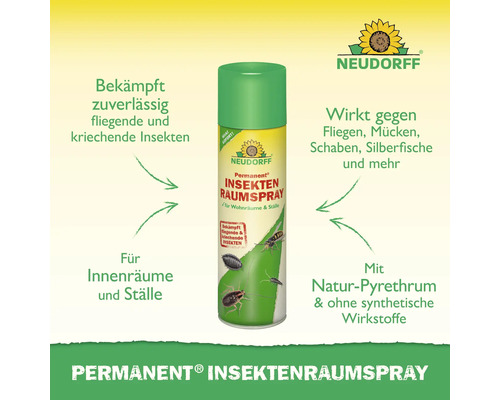 Neudorff Permanent Insektenspray für Innenräume und Ställe