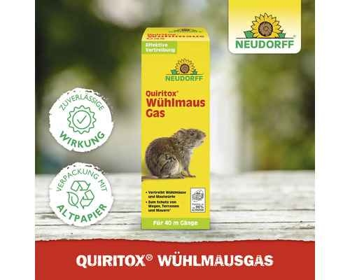 Neudorff Quiritox Wühlmausgas Packung