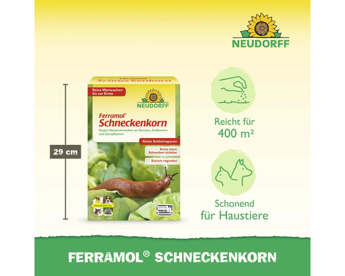 Ferramol Schneckenkorn Packung, Größe 29 cm
