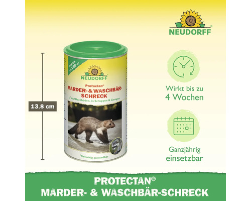 Neudorff Protectan Marder und Waschbär Schreck mit einer Höhe von 13,8 cm