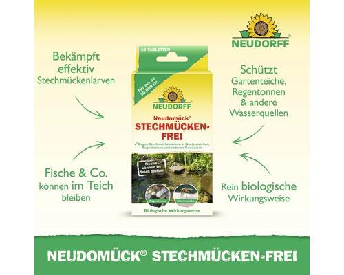Neudorff Neudomück Stechmücken-Frei zur Bekämpfung von Stechmückenlarven
