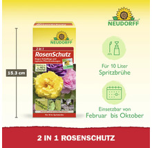 Neudorff 2 in 1 Rosenschutzmittel, 15,3 cm hoch, zur Schädlingsbekämpfung und gegen Pilzerkrankungen