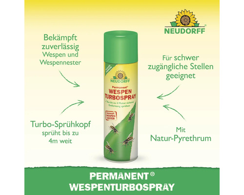 Neudorff Permanent Wespen Turbospray zur Wespenbekämpfung