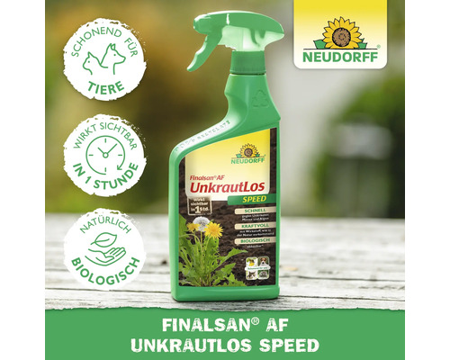 Finalsan AF UnkrautLos Speed Unkrautvernichter in grüner Sprühflasche
