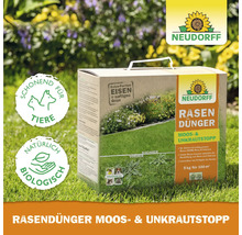 Packung Rasendünger mit Moos- und Unkrautvernichter von Neudorff