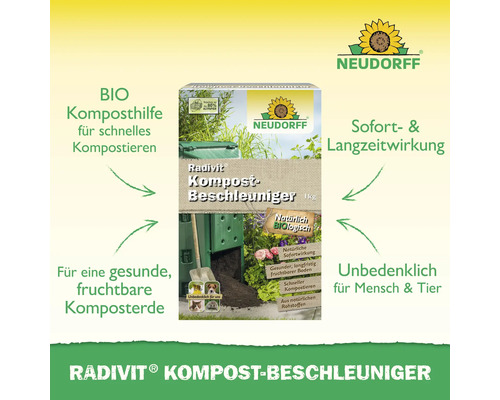 Radivit Kompost Beschleuniger für eine schnelle Kompostierung