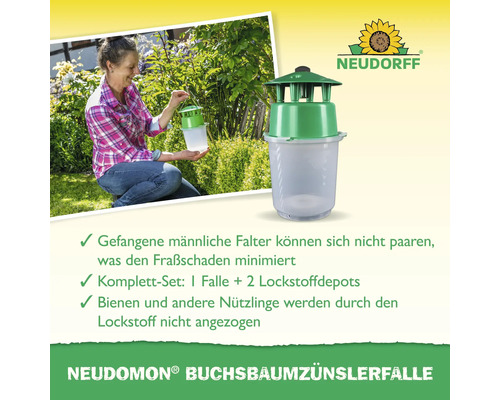 Neudorff Buchsbaumzünslerfalle zur Schädlingsbekämpfung im Garten