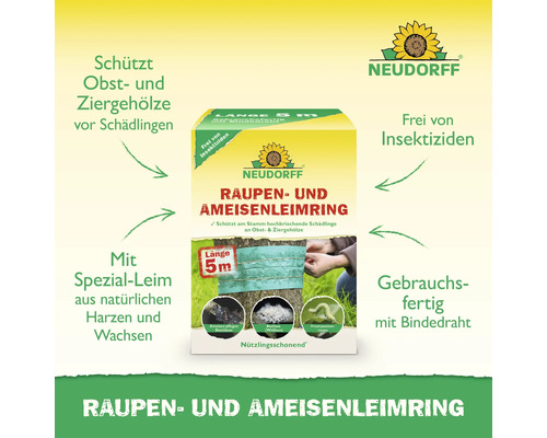 Neudorff Raupen- und Ameisenleimring zum Schutz von Obst- und Ziergehölzen vor Schädlingen