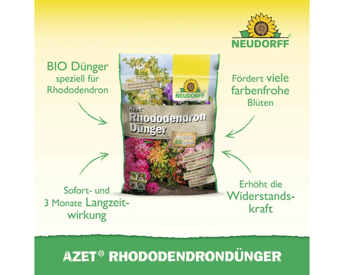 Neudorff Azet Rhododendrondünger Packung