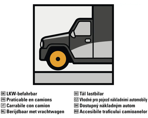 LKW befahrbar Symbol