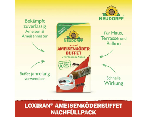Neudorff Loxiran Ameisenköder-Buffet Nachfüllpackung