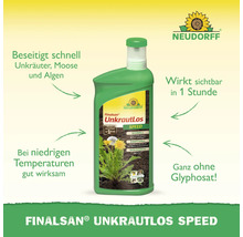 Finalsan UnkrautLos Speed Unkrautvernichter in grüner Flasche