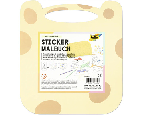 Sticker Malbuch mit verschiedenen Motiven