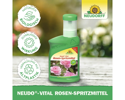 Neudorff Neudo-Vital Rosenspritzmittel in grüner Flasche