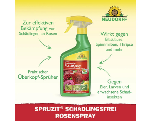 Neudorff Spruzit Schädlingsfrei Rosenspray zur Schädlingsbekämpfung