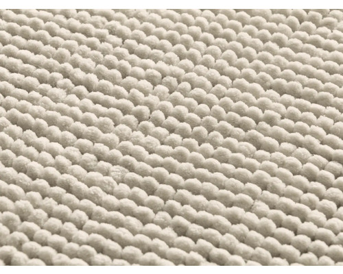 Detailansicht einer Badematte aus Baumwolle mit Noppenstruktur