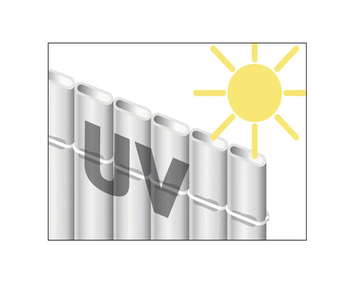UV-beständige Rohre mit Sonnensymbol