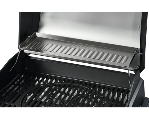 Edelstahl Warmhalterost mit Enders Logo für Grill