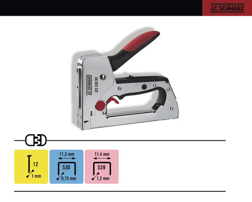J.C. Schwarz JCS 530 MT Handtacker mit Griff
