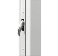 Detailansicht eines Fensterrahmens mit Fenstergriff