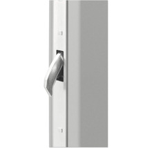 Detailansicht eines Fensterrahmens mit Fenstergriff