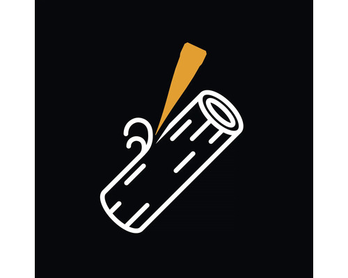 Symbol für Holzbearbeitung mit Stecheisen