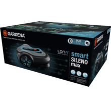 Verpackung des Gardena Smart Sileno Max Mähroboters