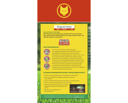 Informationen zu Wolf Garten Strapazierrasen Profi
