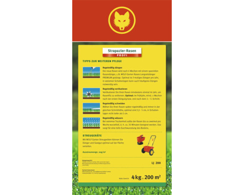 Informationen zur Rasenpflege und Streugeräte von Wolf Garten