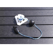 Maurerschnur mit Schnurspanner, Schnur und Schlaggewicht