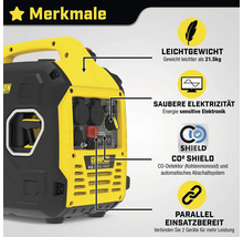 Champion Stromerzeuger mit Produktmerkmalen für geringes Gewicht, saubere Elektrizität, CO2 Shield und parallelen Einsatz