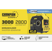 Champion Stromerzeuger mit 3000 Watt maximaler Leistung und CO-Detektor