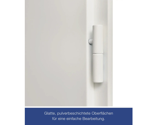 Detailansicht eines Türscharniers