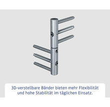 Einstellbares 3D-Band für erhöhte Flexibilität und Stabilität